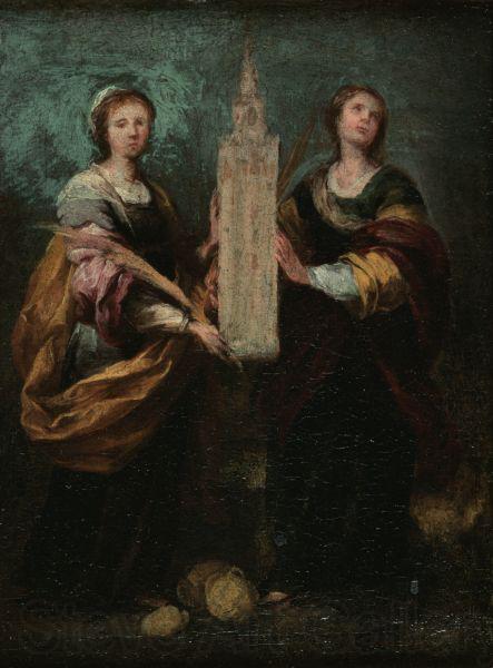 Bartolome Esteban Murillo St. Justa and St. Rufina Germany oil painting art